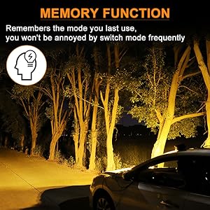 memory function amber light