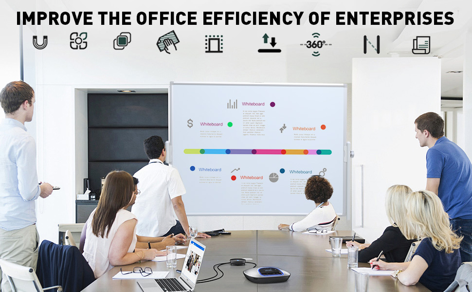 Whiteboard with Stand 48" x 32" Dry Erase Board