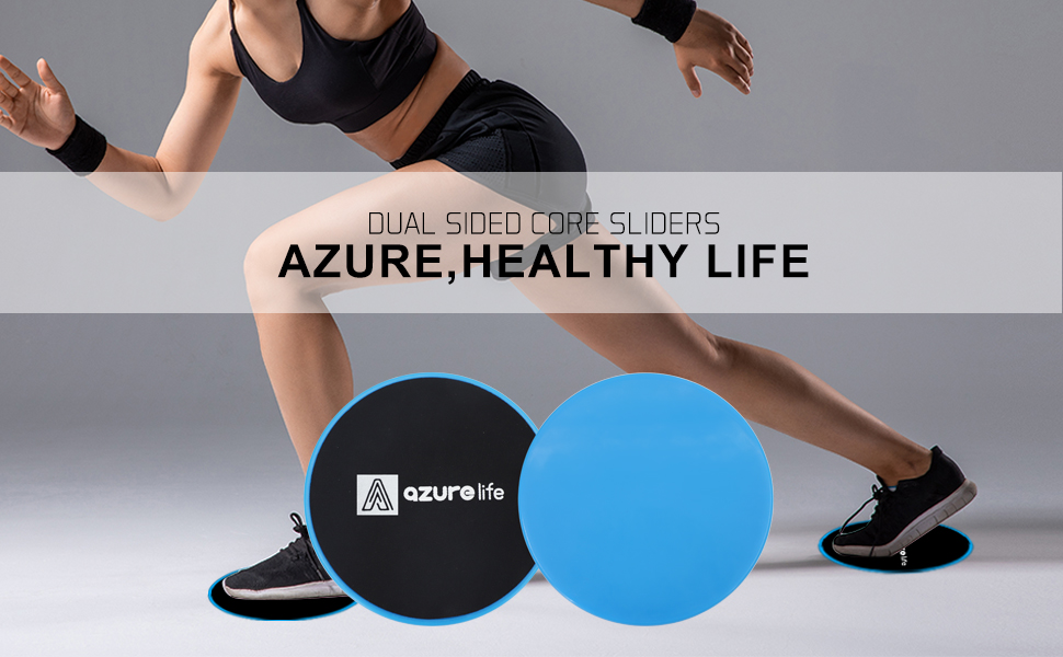 A AZURELIFE Exercise Core Sliders, Dual Sided Exercise