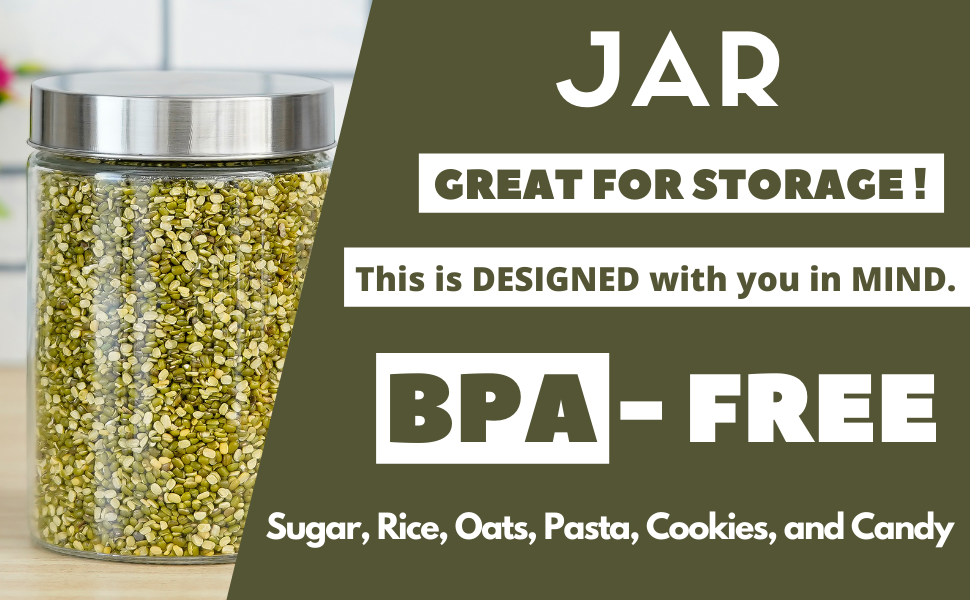 Buy Femora Glass Cylinder Storage Jar, 1600ML, Set of 6 Online at Low