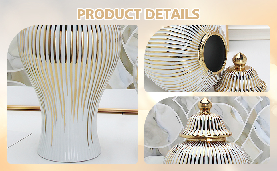 Ginger Jar Storage Vase Decorative