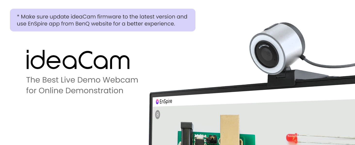 Amazon.com: BenQ ideaCam S1 Plus: Live demo Webcam with 15x