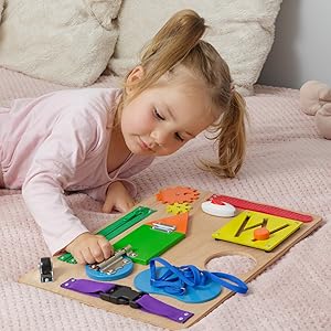 deMoca Busy Board for Toddlers