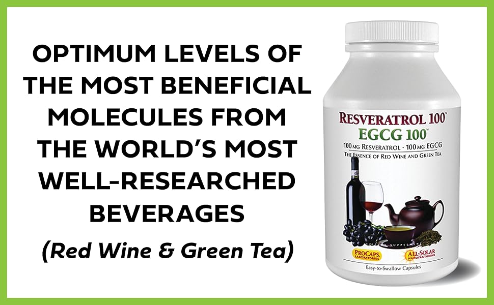 Andrew Lessman Resveratrol100 EGCG 100360 Capsules Two
