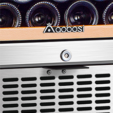 wine refrigerator dual zone wine cooler