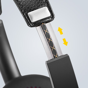 mpow usb headphones with microphone skype computer microphone headset with mic mute function