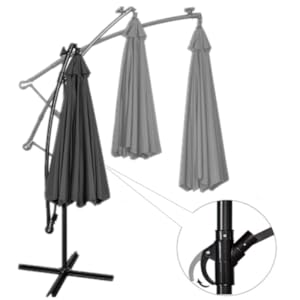 garden parasol umbrella,patio umbrella,banana parasol,3m cantilever parasol,sun umbrella for garden