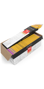 _ARTZ-8122_Wood-Cased_Pencils_Latex_Free_Erasers_Box_of_96