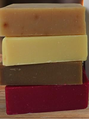4 bars of handmade soap