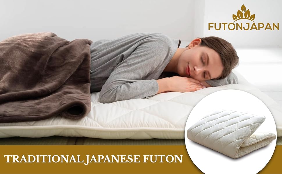 BJDesign Futon Mattress Full Bedding Traditional Japanese