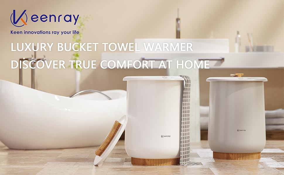 Keenray Calentadores de Toallas Estilo Cubo 20 l, Calentador ...