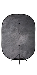 gray tie-dye pop out backdrop kit