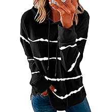 Hoodie Damen Mit Kapuze Gestreift