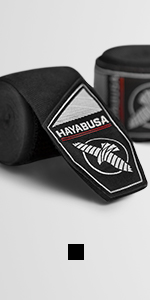 Image of black no stretch hand wraps