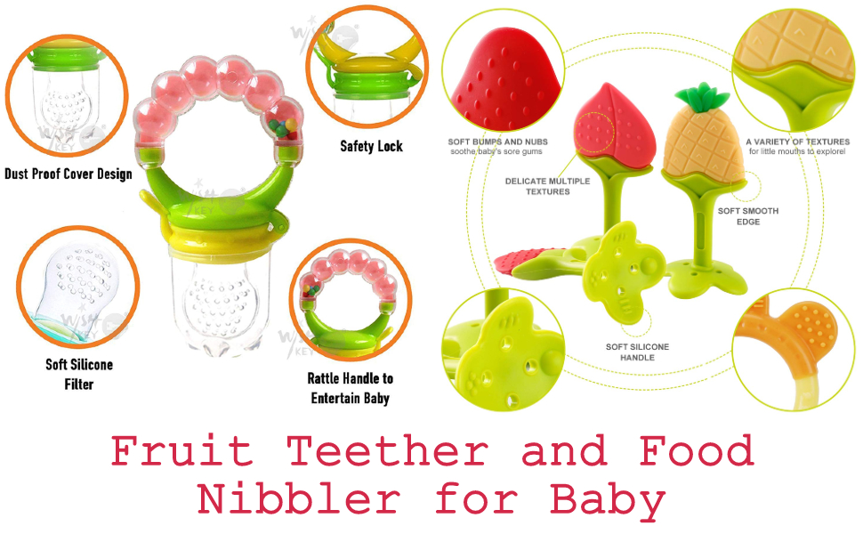 Buy BabyGo Organic Baby's BPAFree Silicone Nipple Food Nibbler for