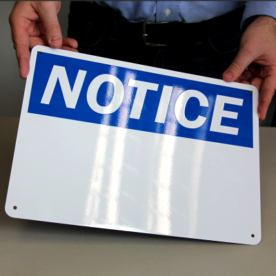 SmartSign - S-0881-AL-14 "Mobile Crane Hand Signals" Sign | 10" x 14" Aluminum Black on White