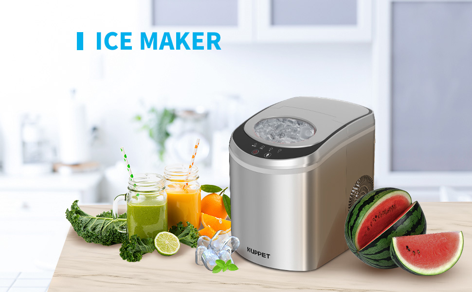 KUPPET Portable Ice Maker Machine for Countertop Self