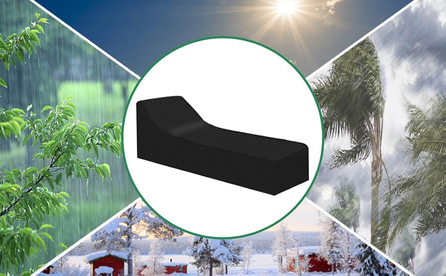 Housse de Chaise Longue de Jardin