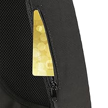 With a hidden anti theft pocket on the back protect your valuable items from thieves