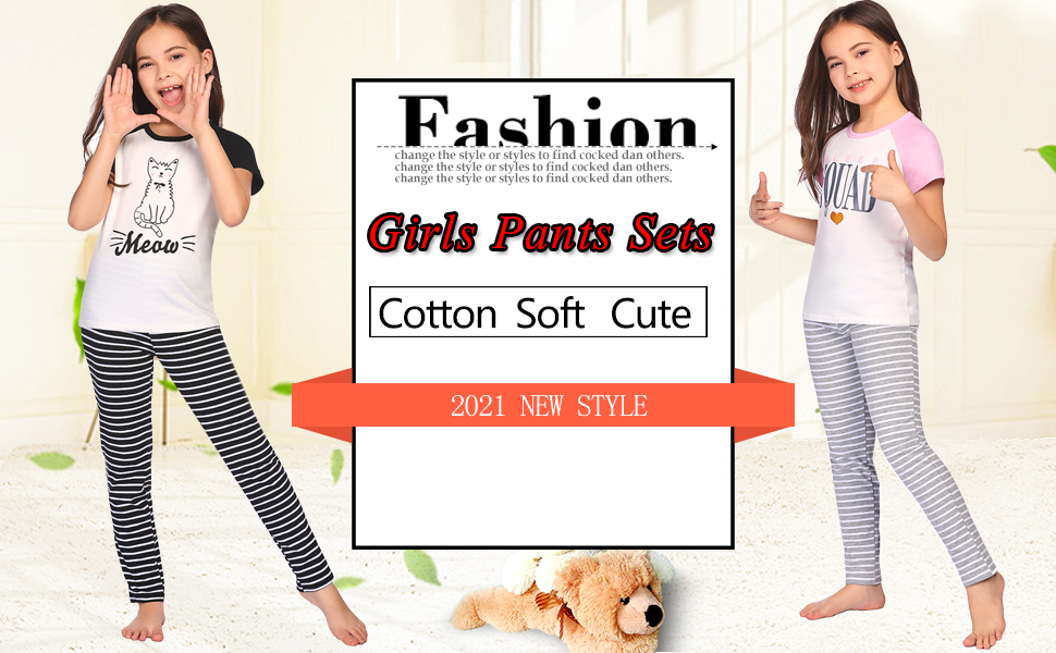 girls pants set