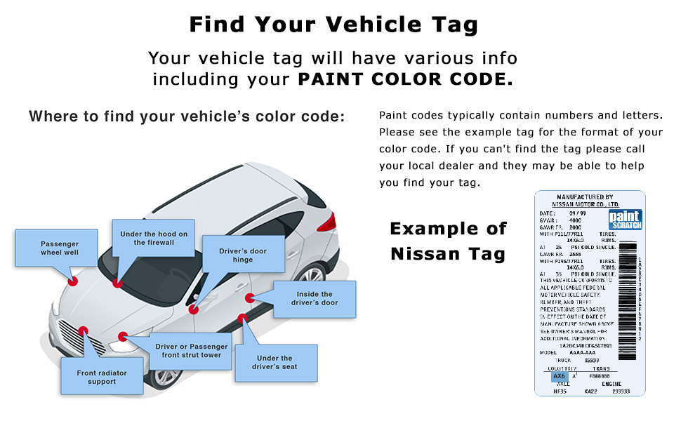 PAINTSCRATCH Touch Up Paint Bottle Car Scratch Repair Kit Compatible/Replacement