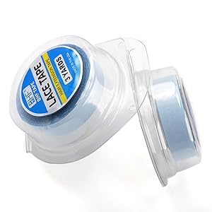 Lace Front Tape--Blue Color 1.27 CM(1/2") x 3 Yards