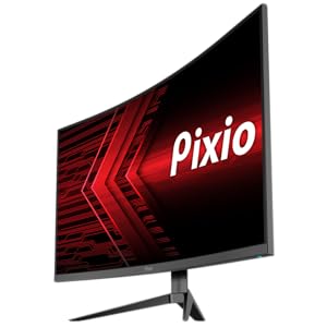 Pixio PXC327 湾曲 ゲーミングモニター 32インチ WQHD PXC327 Advanced | 32インチ 165Hz WQHD FastVA 湾曲ゲーミング