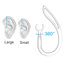 Bluetooth Handsfree Headset Wireless ear piece earbud calls for truck driver trucker bussinessman
