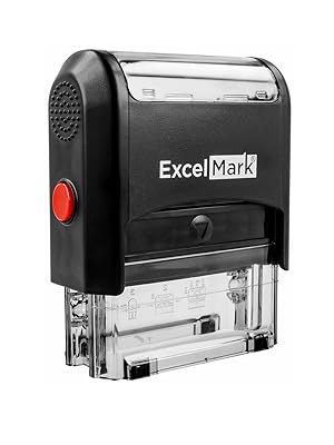 1848 custom rubber self inking stamp