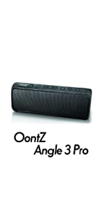 OontZ Angle 3 PRO bluetooth speaker, powerful 21 watts, 15 hrs playtime, waterproof, OontZ App