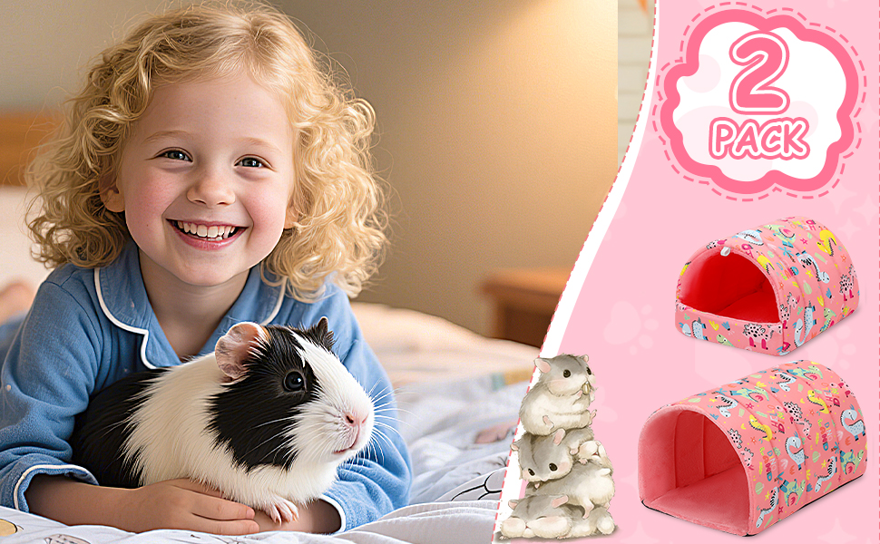 2 Pack Guinea Pig Hideout