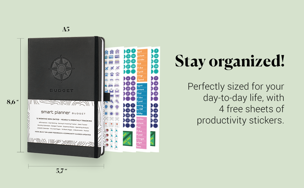 smart planner budget finance bill organizer
