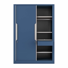 Save space with sliding doors