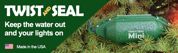 Twist and Seal Mini Holiday Light Cord Cover