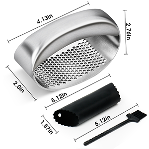 garlic press set