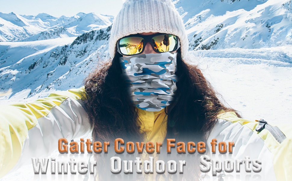 Gaiter Face Cover for Winter Outdoor Sports