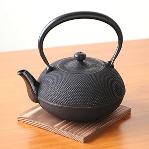 南部鉄器 南部鉄瓶 萬治 卍 亀印　☆ 茶道具