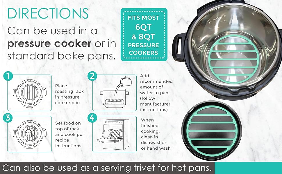 Silicone Roasting Rack For Pressure Cooker Round Silicon Roasting Accessories