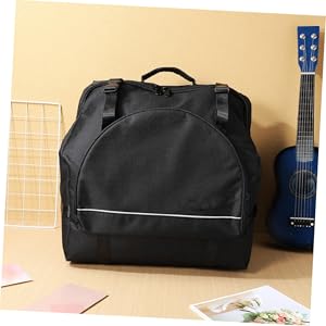 Portable Oxford Fabric Accordion Bag, Waterproof, Shockproof Accordion Storage Case, Accordion Accessories With Adjustable Strap For 8 Bass Accordions, Default