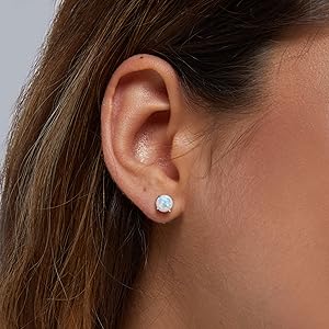 opal studs