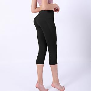 ODODOS Out Pocket High Waist Yoga Pants,Tummy Control,Pocket Workout Yoga Pant