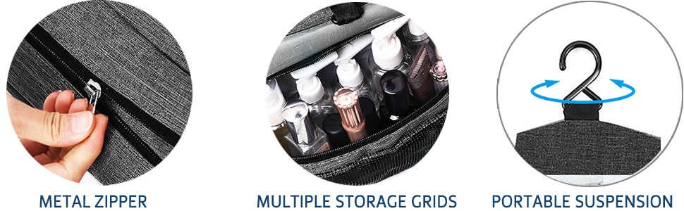 Neceser de viaje para colgar 