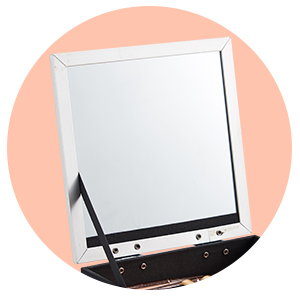 rose gold makeup box