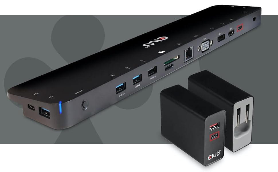 Amazon | Club3D USB 3.2 Gen1 Type C HDMI/DisplayPort/VGA
