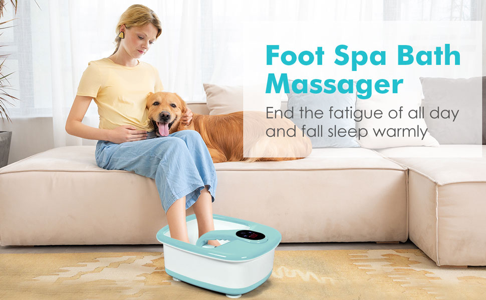 Giantex Foot Spa Bath Massager with Automatic Massage