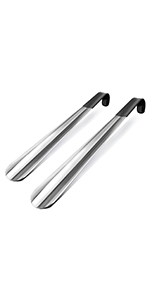 Long Metal Shoe Horns 2 Pack