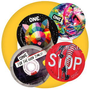 ONE Condoms, Art wrappers, Round wrappers