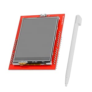 AZDelivery 2.4 inch TFT LCD Touch Screen Module XPT2046 PCB ILI9341 ...
