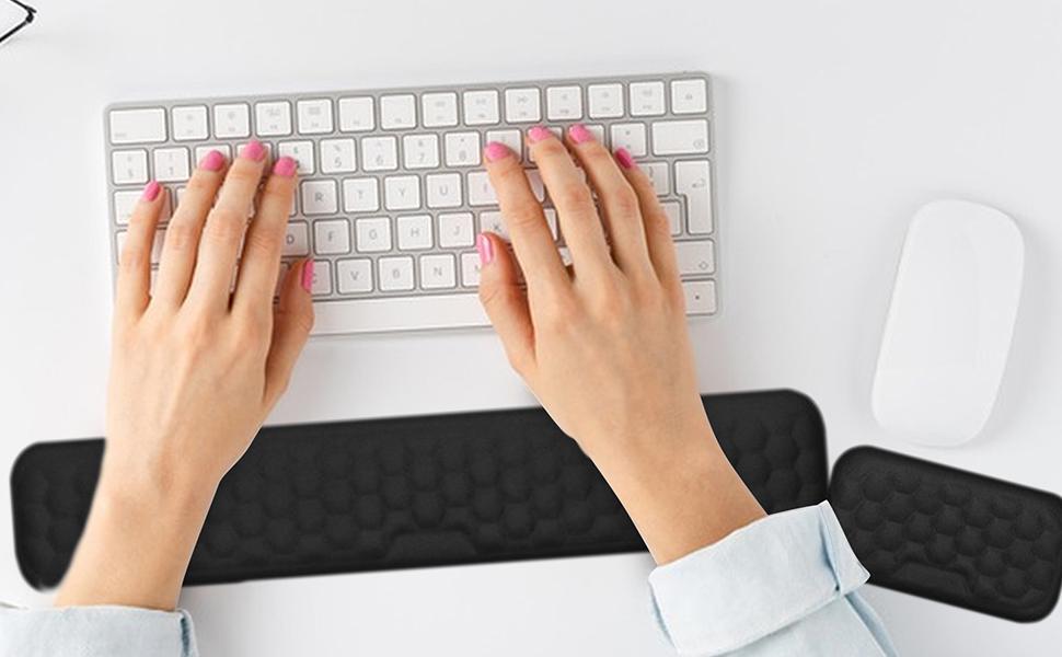 キーボードリストレスト キーボードとマウス用のリストレスト キーボードパッド ErgoSoft™ Wristrest 大型キーボード用リストレスト | マウス