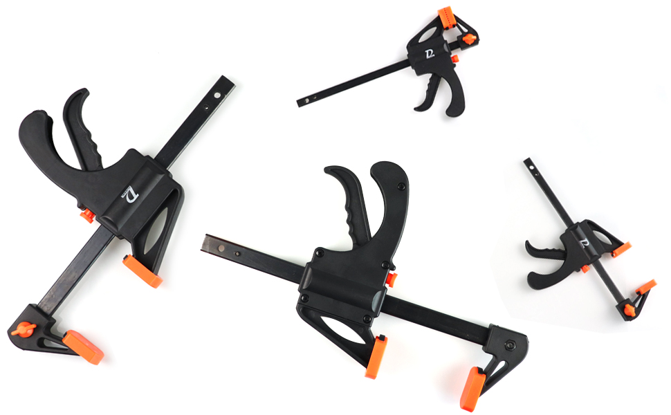 Quick Grip Clamps for Woodwork Bar Clamp Sets Quick Release One Handed